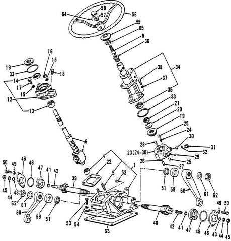 ford 3000 tractor parts diagram