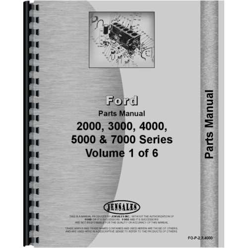 ford 4000 tractor parts diagram