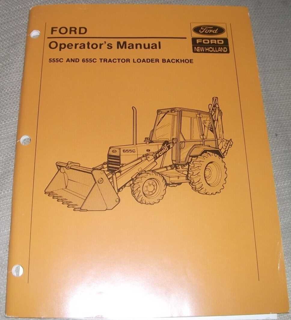 ford 555 backhoe parts diagram