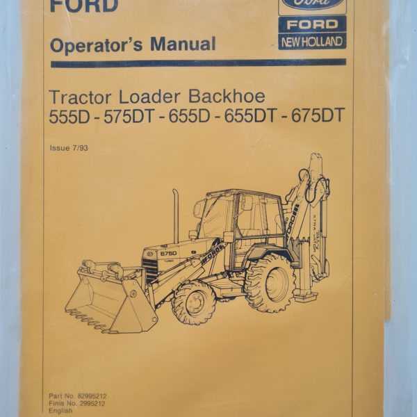 ford 555 backhoe parts diagram