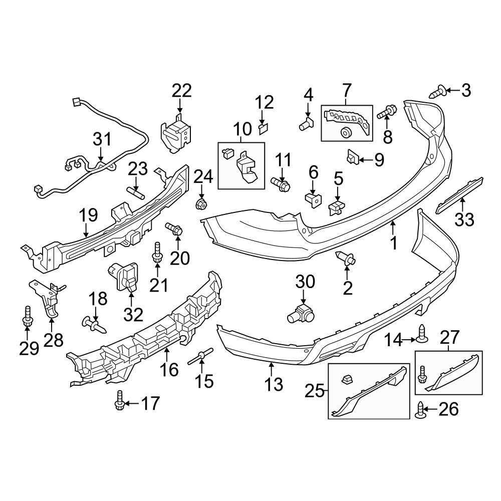 ford explorer body parts diagram