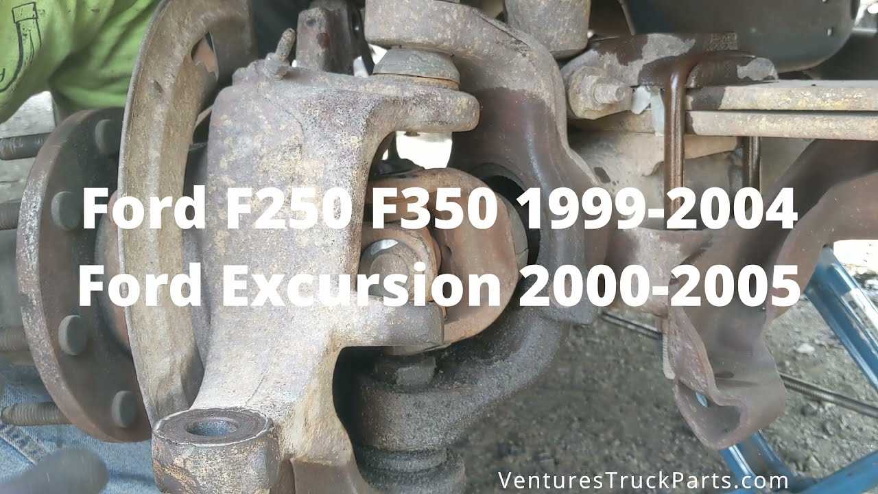 ford f350 4x4 front end parts diagram