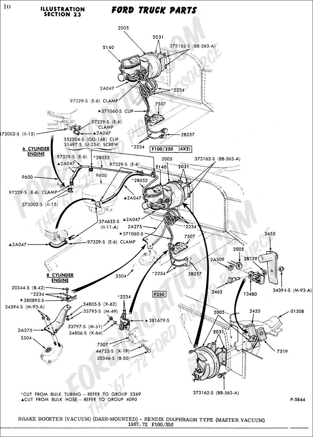 ford f800 brake parts diagram