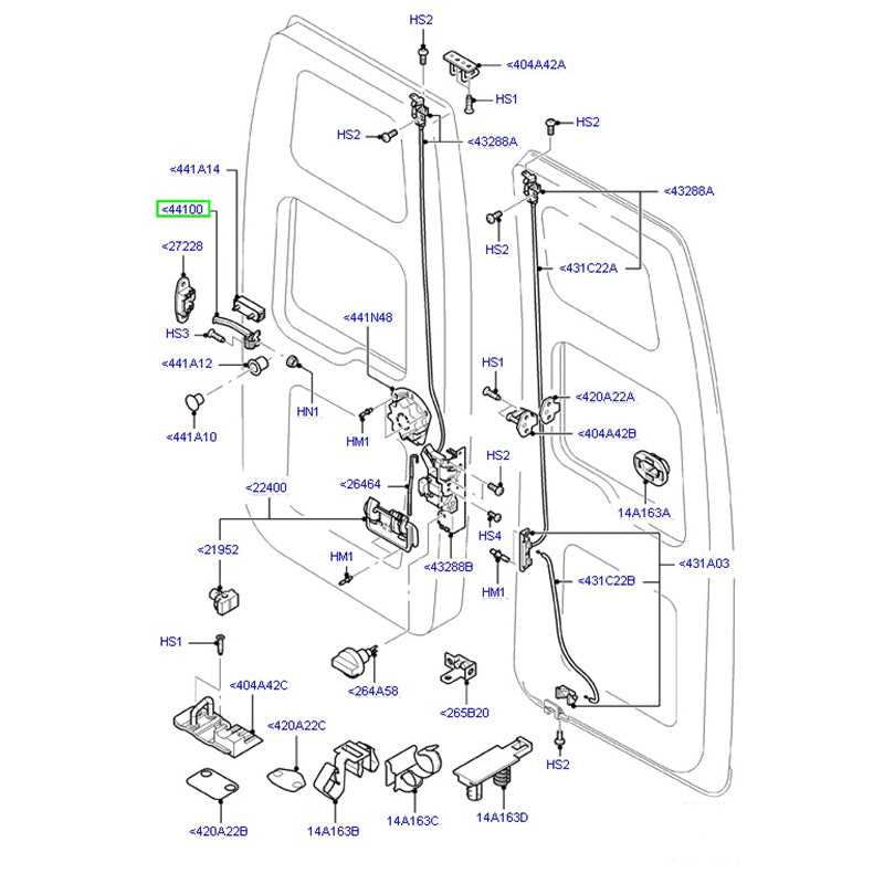 ford transit parts diagram