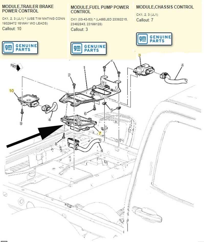 frame chevy silverado oem parts diagram