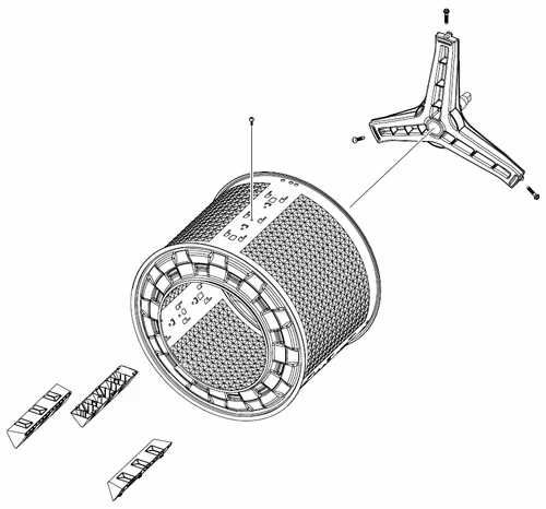 front load washing machine parts diagram