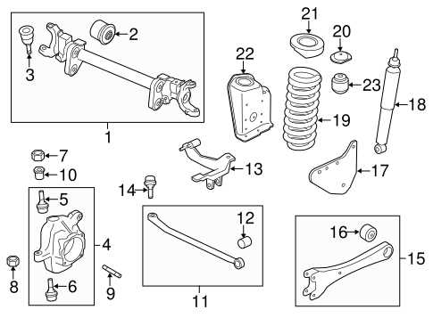 front suspension ford f350 front end parts diagram