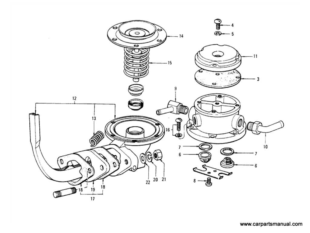 fuel pump parts diagram