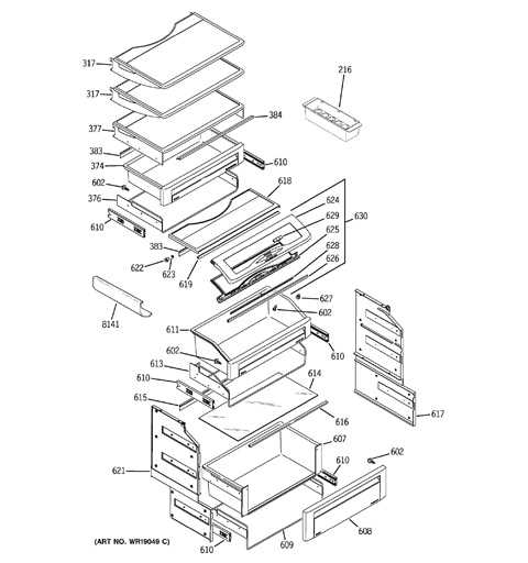 ge monogram dishwasher parts diagram