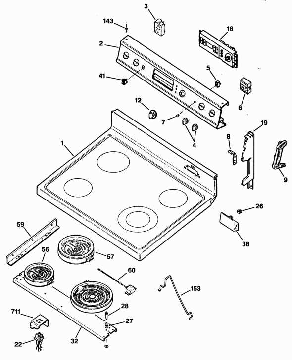 ge profile gas cooktop parts diagram