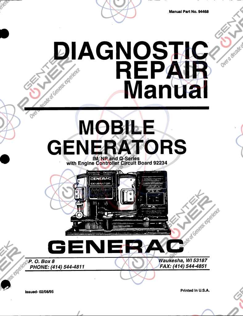 generator diagram parts