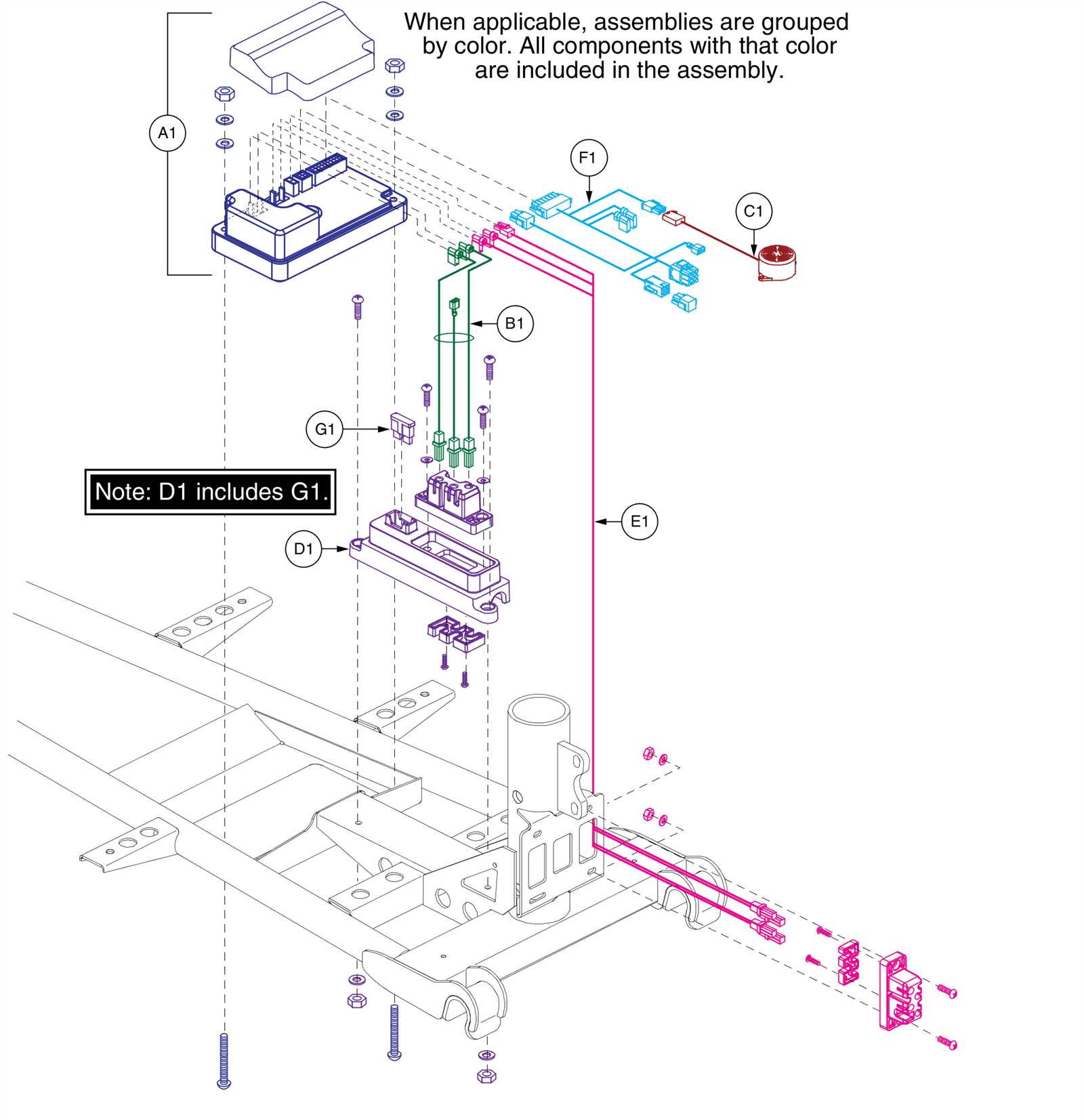 go go elite traveler parts diagram