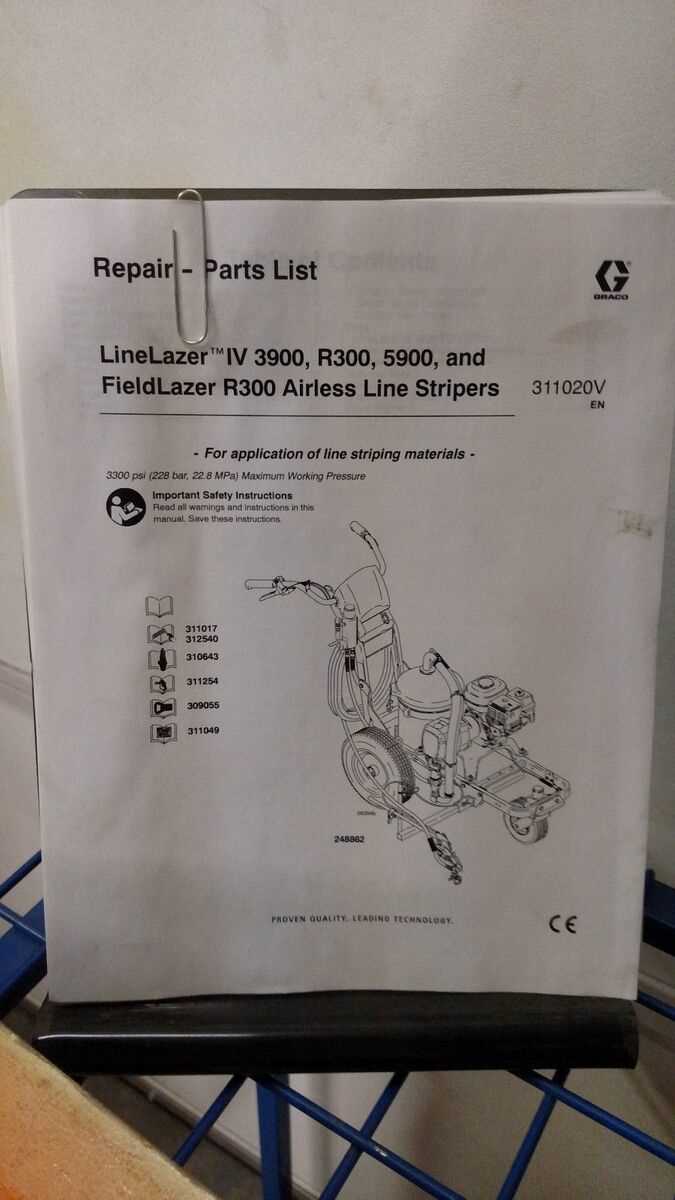 graco linelazer 3900 parts diagram