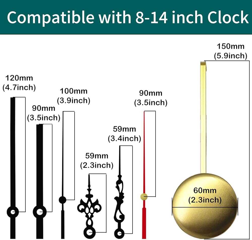 grandfather clock parts diagram