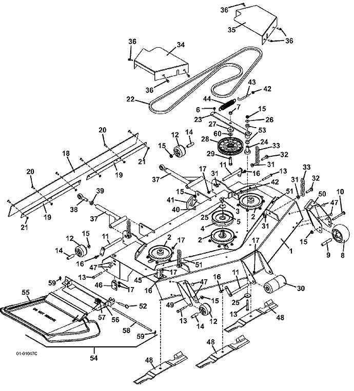 grasshopper 223 parts diagram