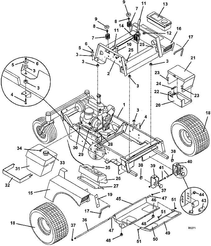 grasshopper 223 parts diagram