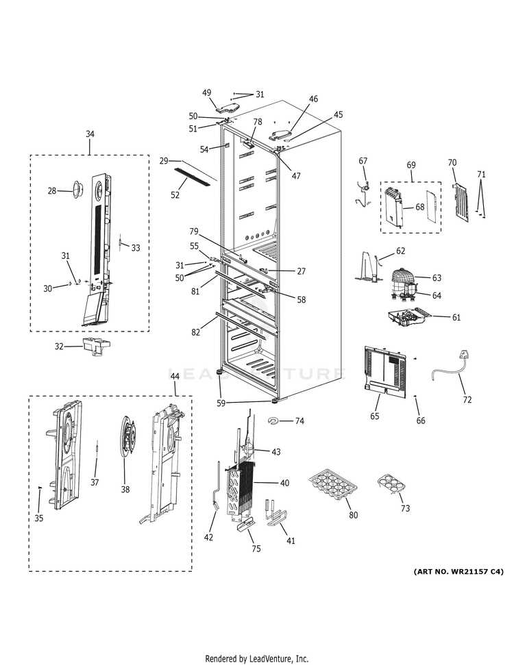 haier mini fridge parts diagram