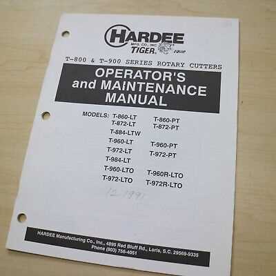 hardee rotary cutter parts diagram