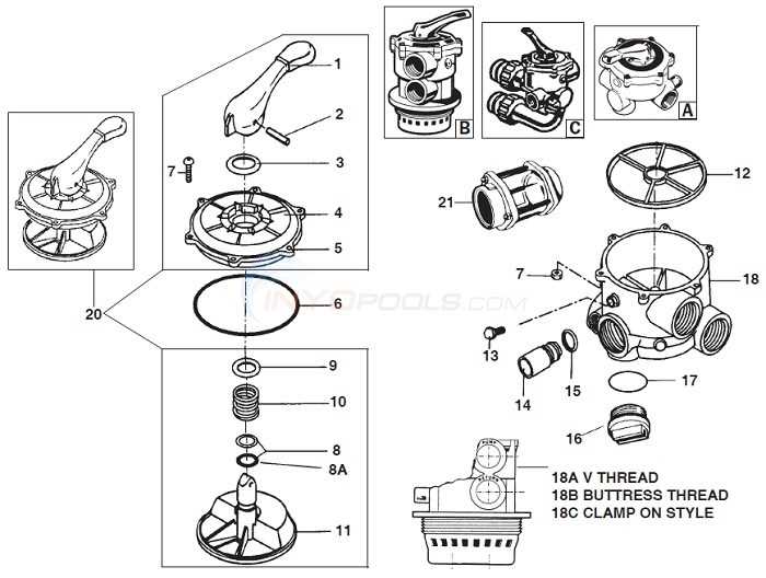 hayward filter parts diagram