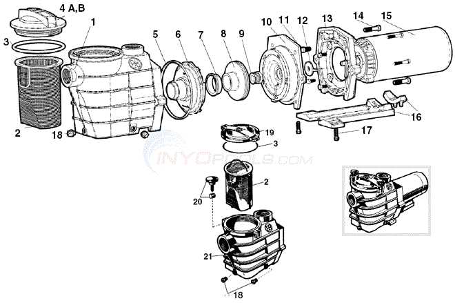 hayward super pump 2 parts diagram