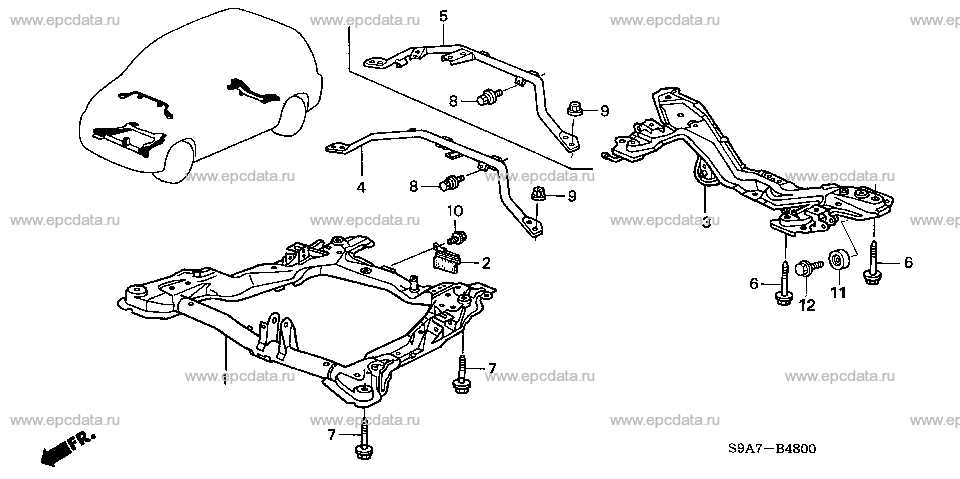 honda cr v body parts diagram