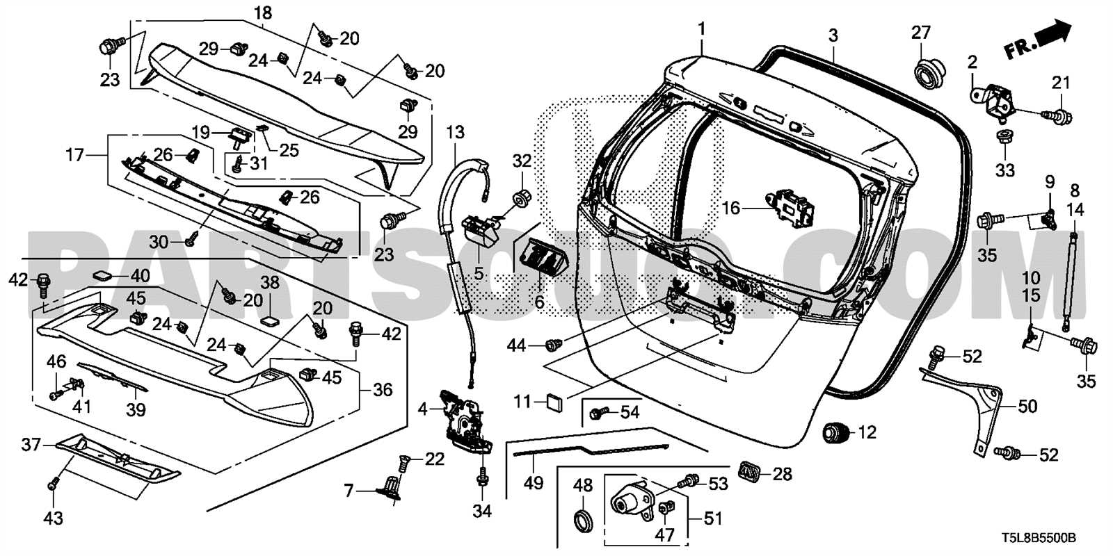 honda fit parts diagram