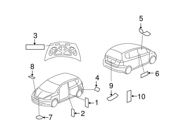 honda fit parts diagram