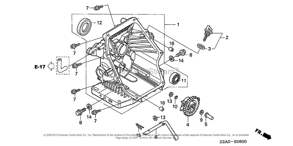 honda gc160 parts diagram