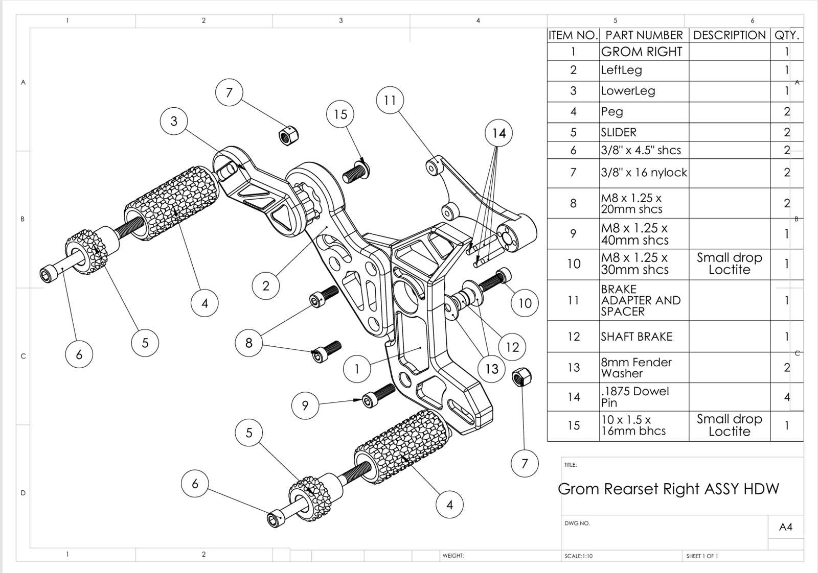 honda grom parts diagram