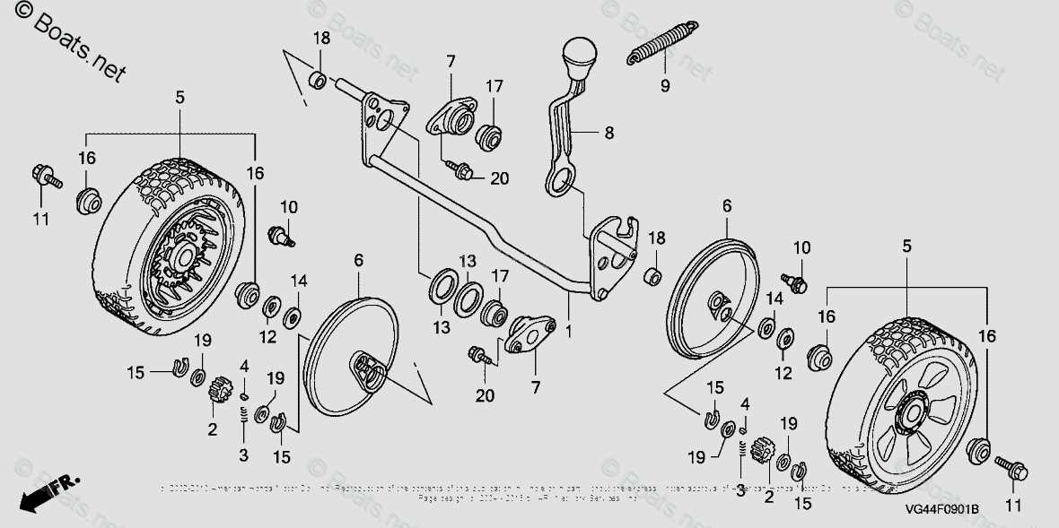 honda hrr216 honda lawn mower parts diagram