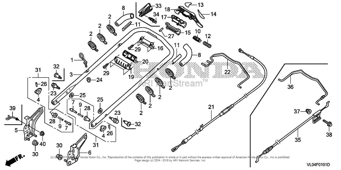 honda hrr216k9vkaa parts diagram