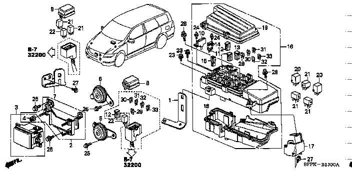 honda odyssey parts diagram