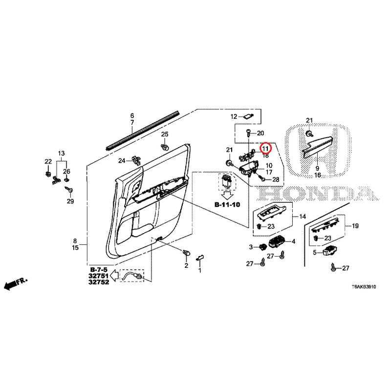 honda odyssey sliding door parts diagram