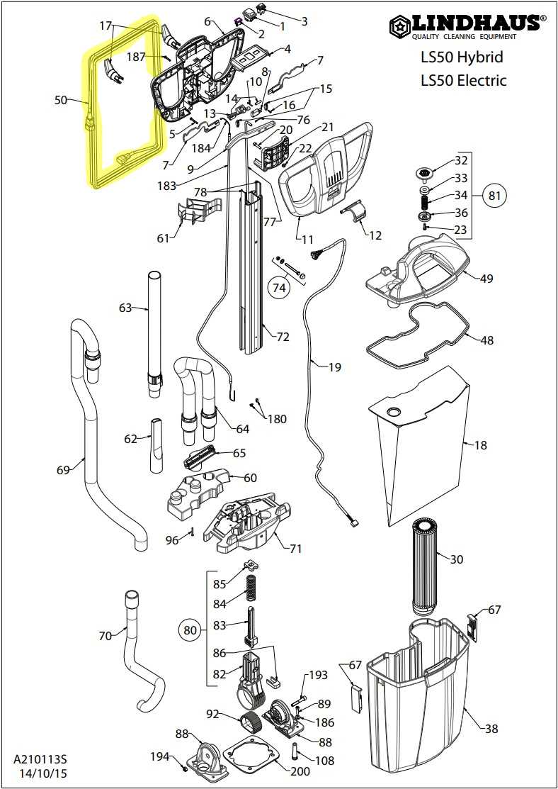 hoover spinscrub 50 parts diagram