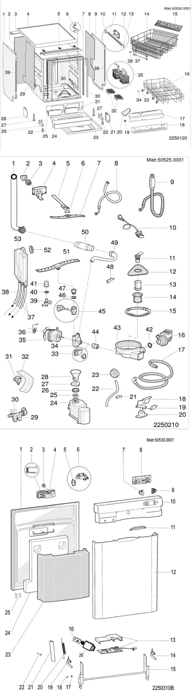 hotpoint dishwasher parts diagram