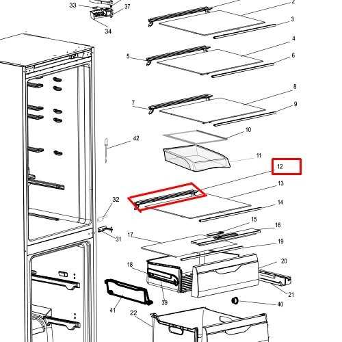 hotpoint refrigerator parts diagram