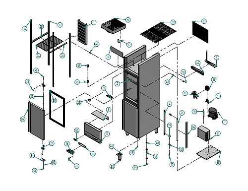 hotpoint refrigerator parts diagram