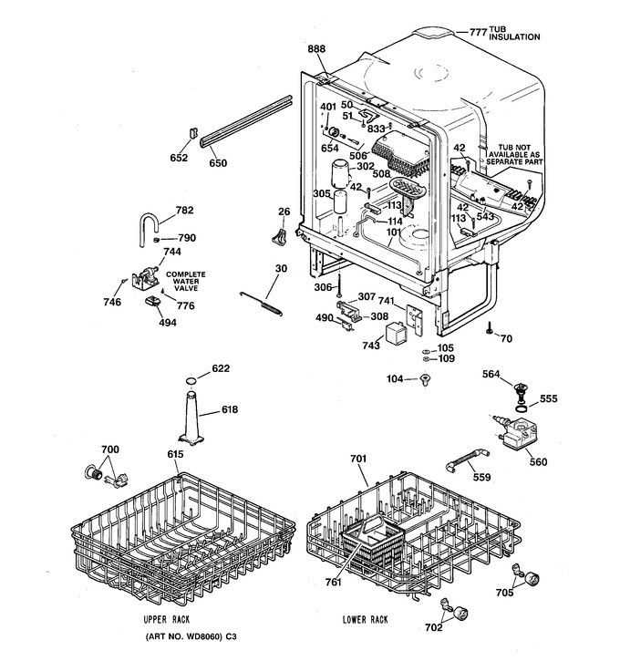 hotpoint washer parts diagram