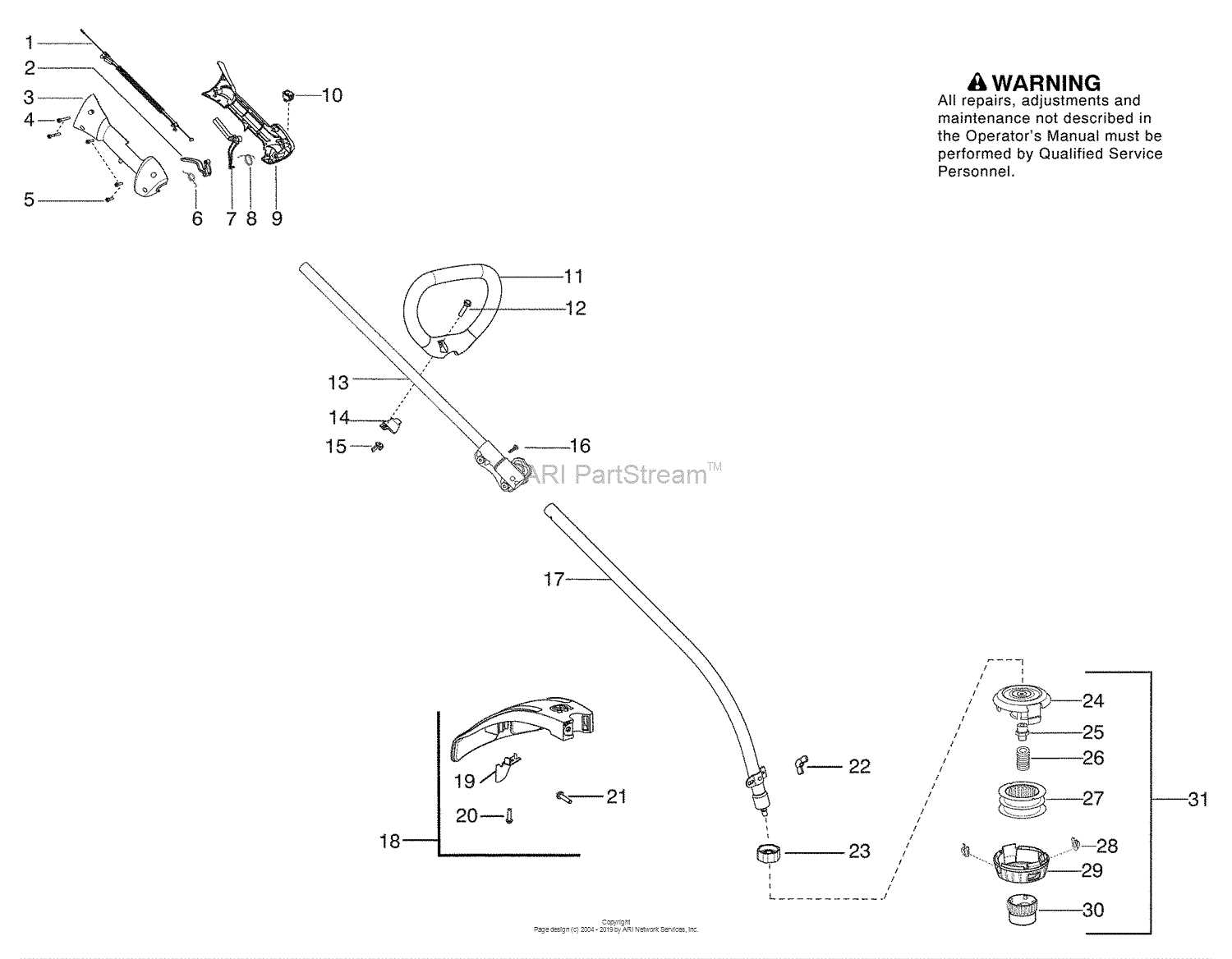 husqvarna 128cd parts diagram