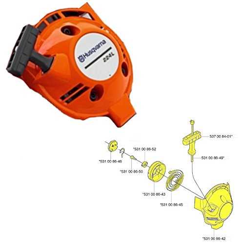 husqvarna 224l parts diagram