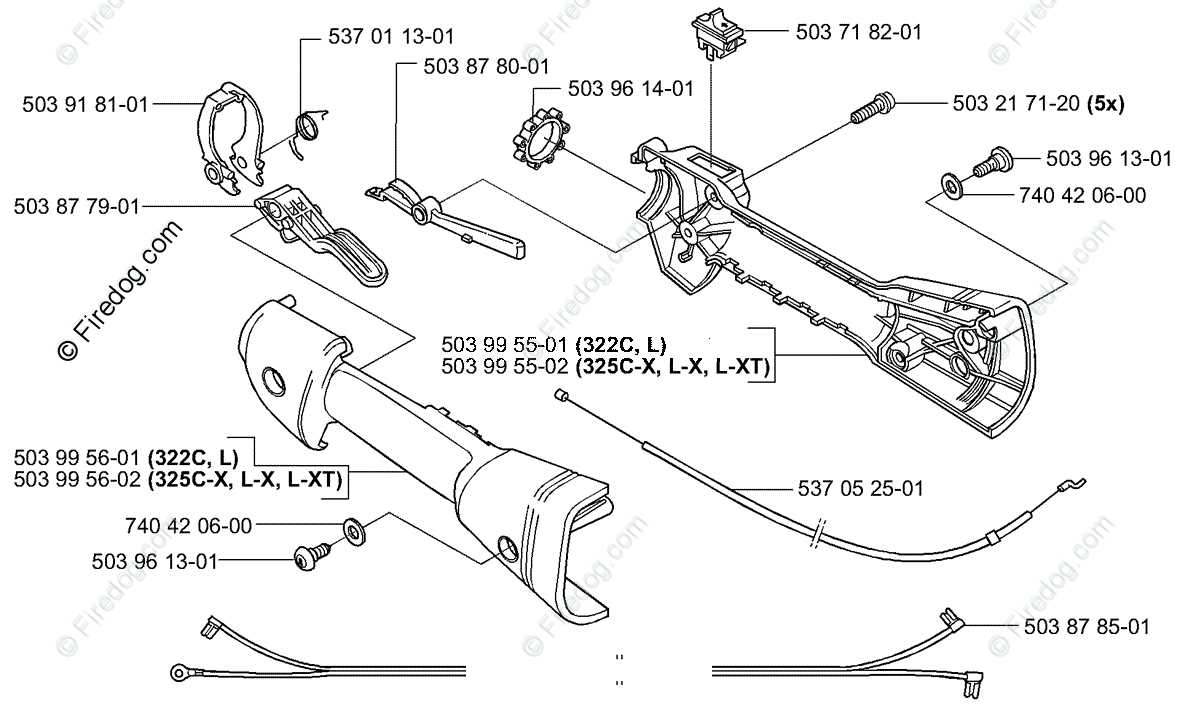 husqvarna 322l parts diagram