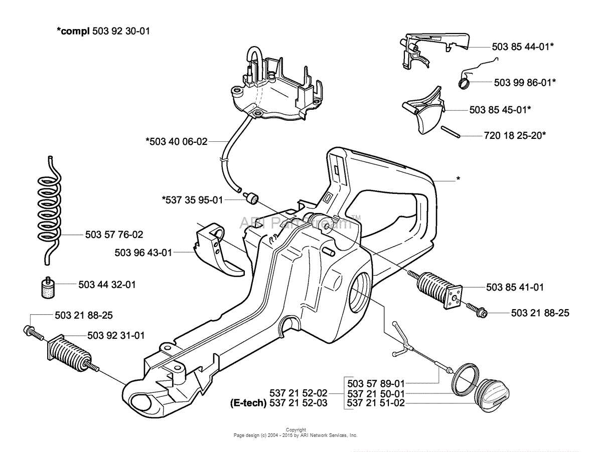 husqvarna 359 parts diagram