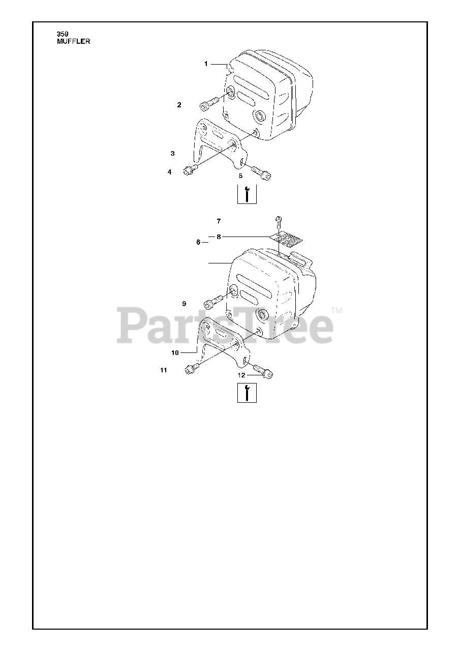 husqvarna 359 parts diagram