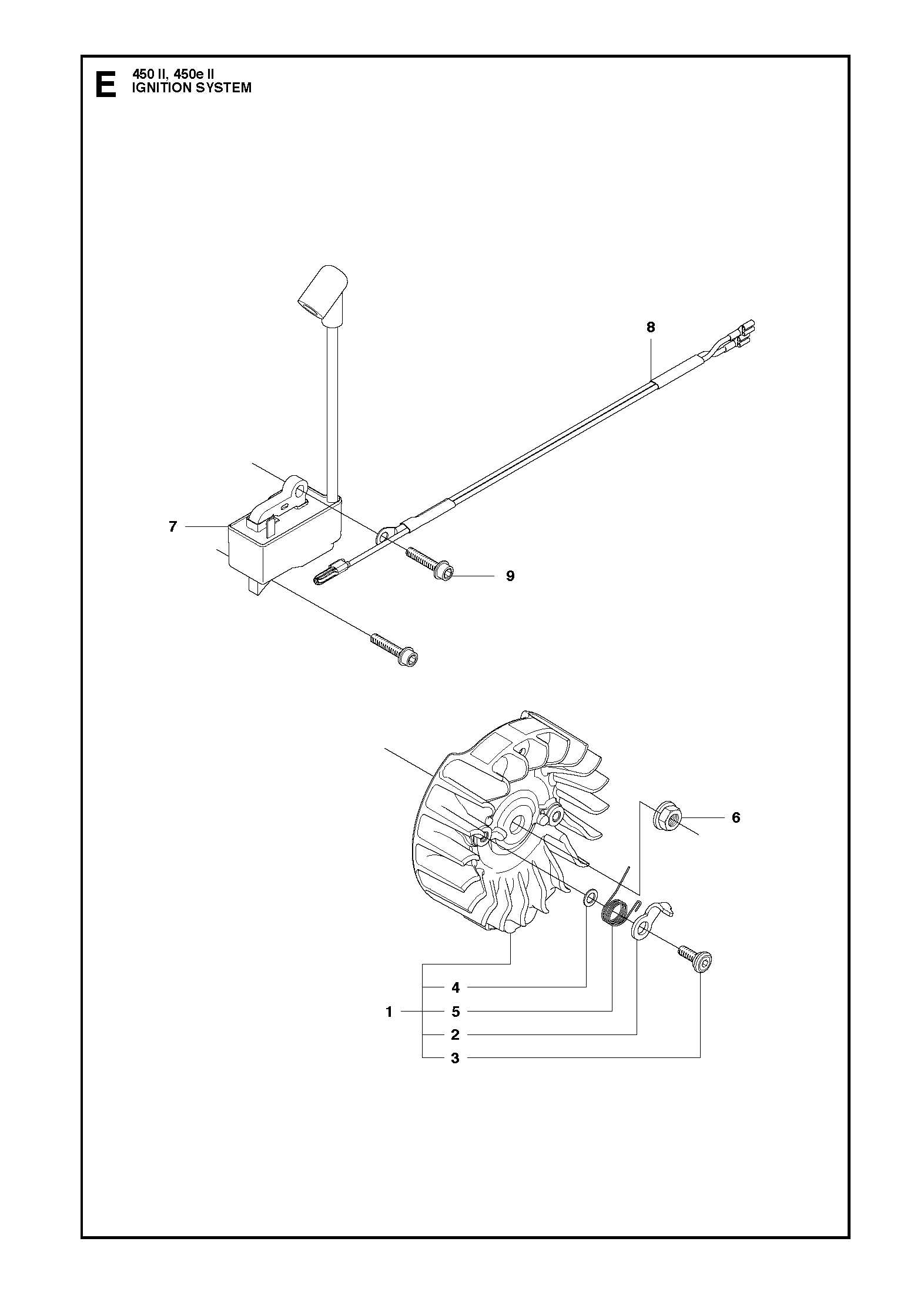 husqvarna 450 chainsaw parts diagram