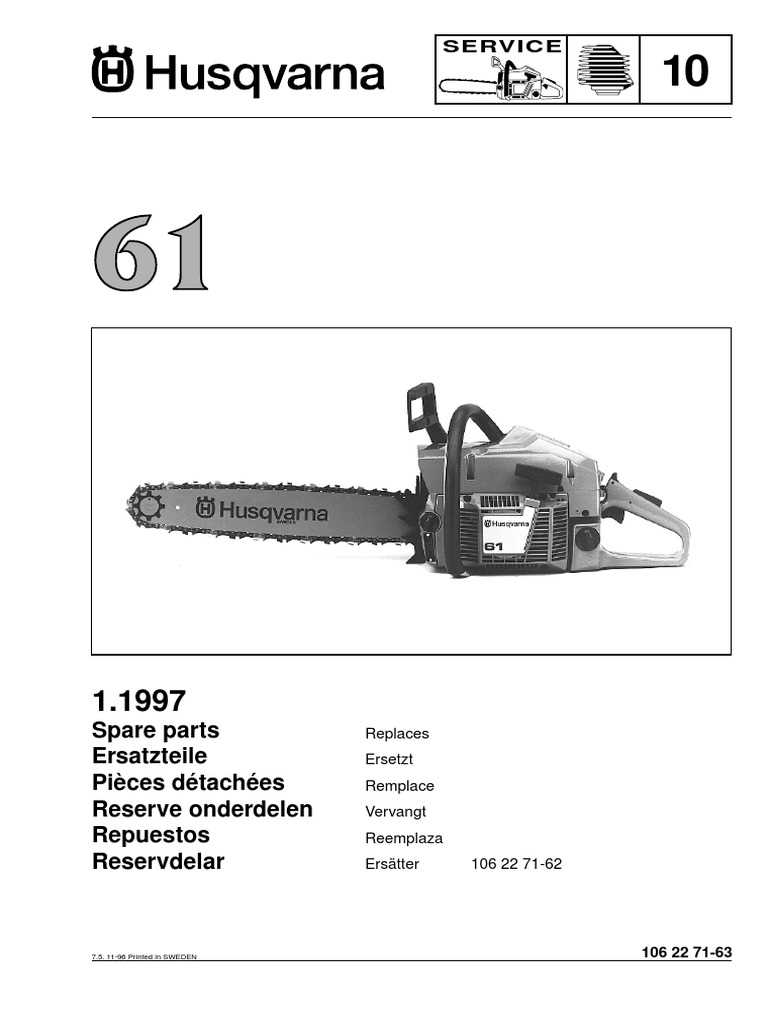 husqvarna 61 parts diagram