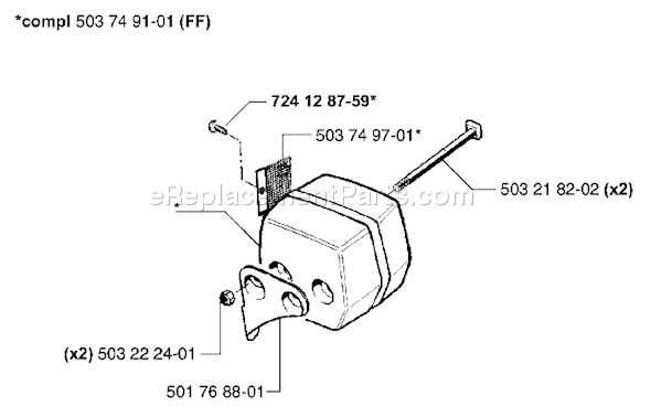 husqvarna 61 parts diagram