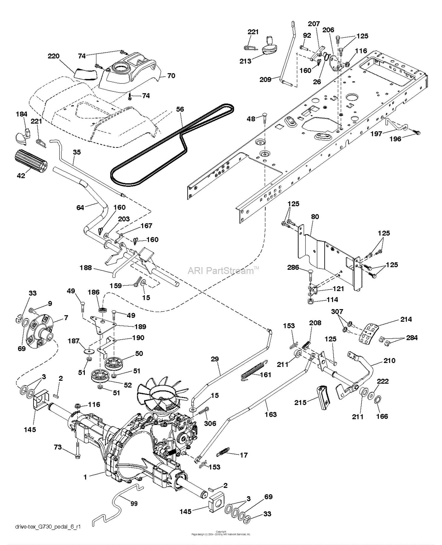 husqvarna gt52xls parts diagram