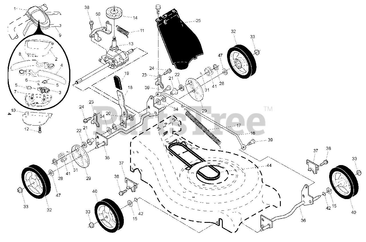 husqvarna l221a parts diagram