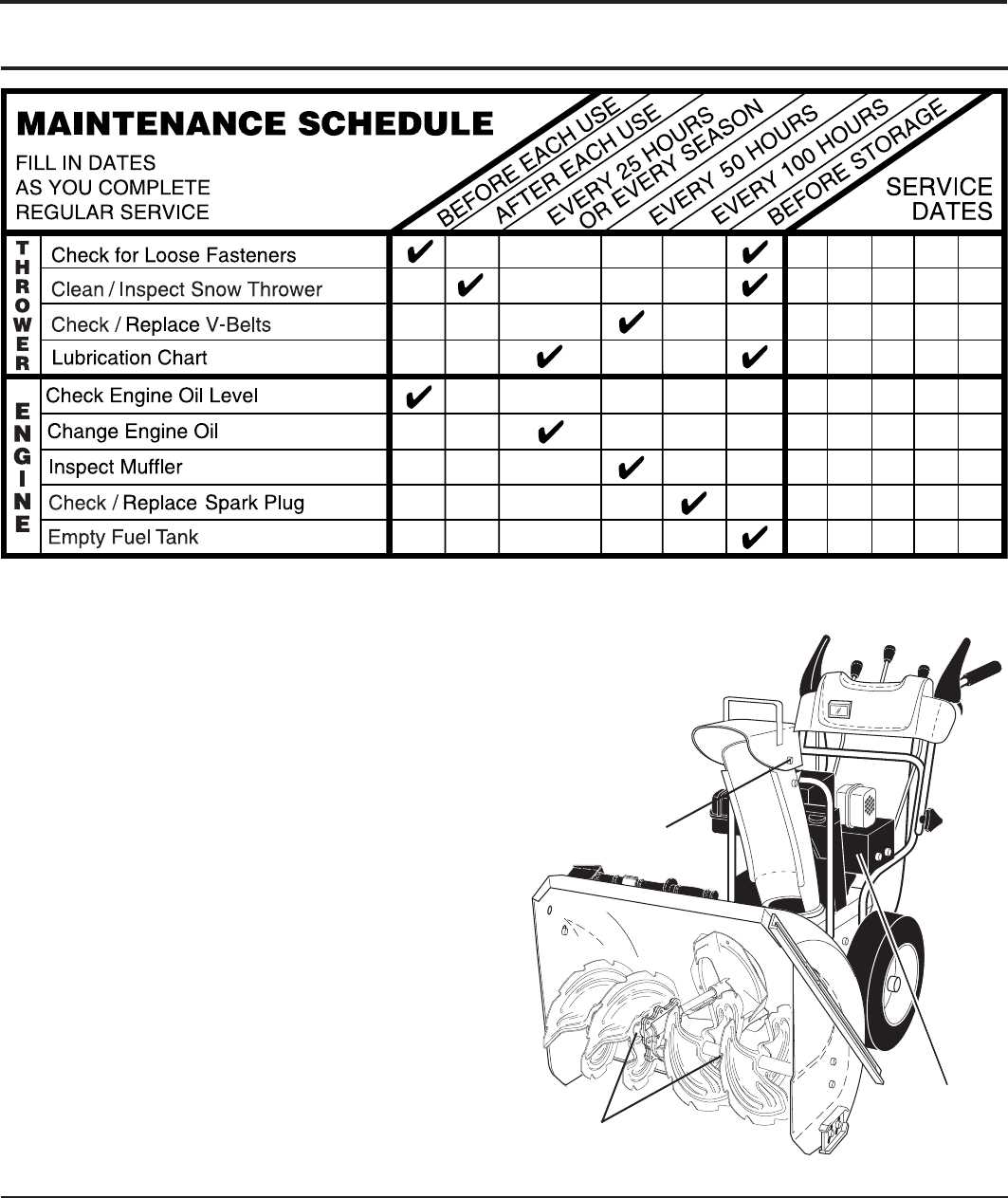 husqvarna snow thrower parts diagram