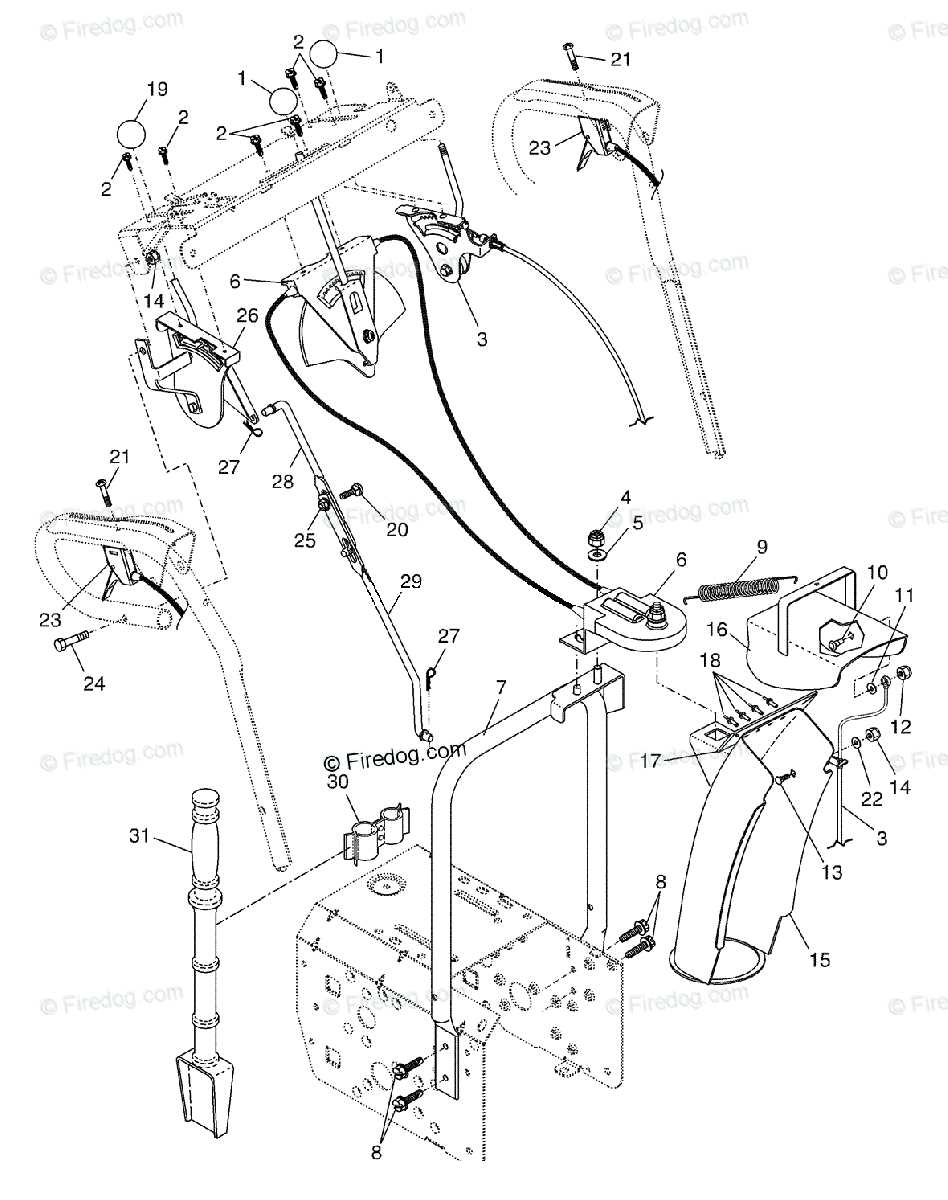 husqvarna snow thrower parts diagram